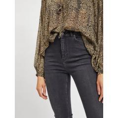 JEANS NEGROS TIRO ALTO OBJANIA