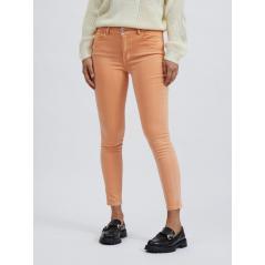 Jeans VILA skinny tiro medio 7/8 mandarina VISKINNIE 14071575