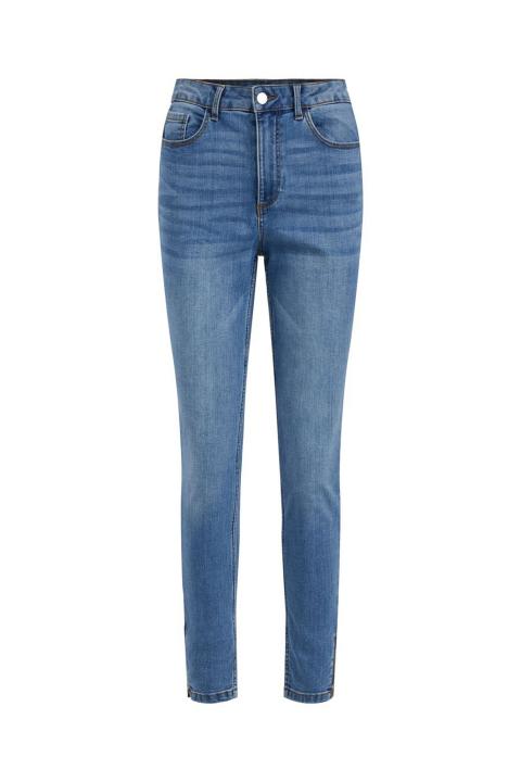 Jeans VILA azules skinny cremallera bajo VISKINNIE ZIP 14067628