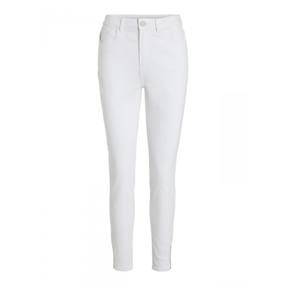 Jeans VILA blanco roto skinny cremallera bajo VISKINNIE ZIP 14072036