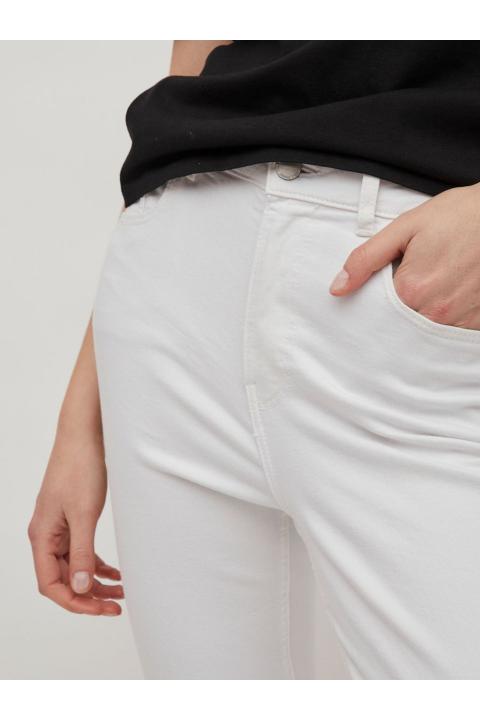 Jeans VILA blanco roto skinny cremallera bajo VISKINNIE ZIP 14072036