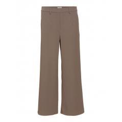 Pantalones OBJECT vestir pernera ancha color topo OBJLISA 23037921
