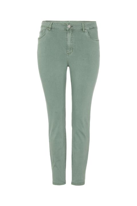 Jeans EVOKED VILA tiro alto corte skinny verdes VISKINNIE 14077133