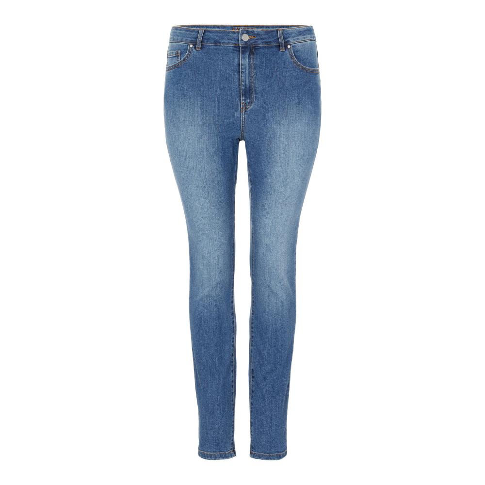 Jeans EVOKED VILA tiro alto corte skinny azules VISKINNIE 14077132