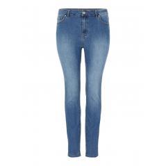 Jeans EVOKED VILA tiro alto corte skinny azules VISKINNIE 14077132