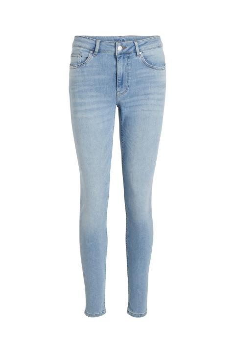 Jeans VILA corte skinny tiro medio azul claro VISARAH 14082133