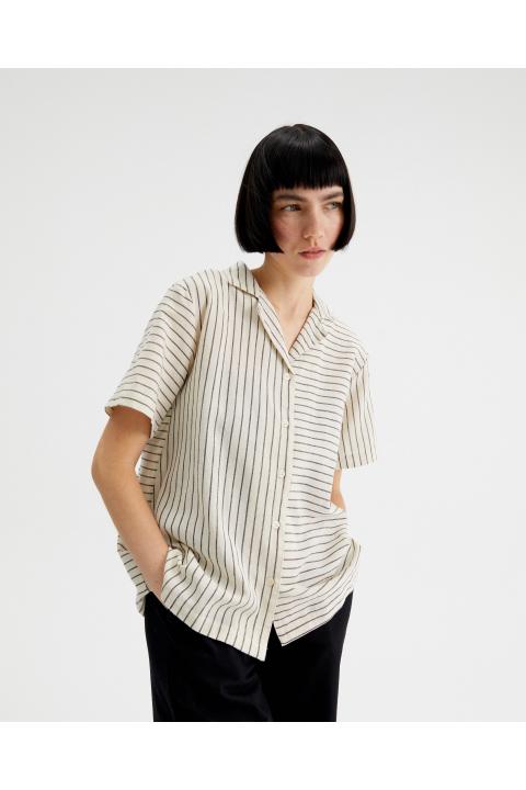 Camisa COMPAÑÍA FANTÁSTICA manga corta estampado rayas 32C-40033