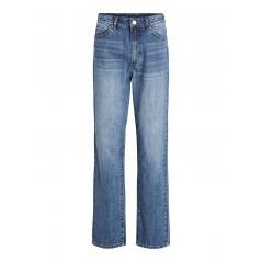 Jeans ROUGE VILA tiro alto pernera recta lavado azul oscuro VIJOLINE 14089020