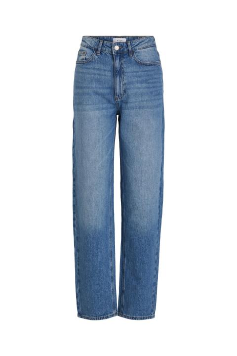 Jeans VILA tiro alto pernera recta lavado azul medio VIKELLY JAF 14084730